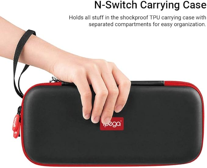 iPega Switch Accessories Bundle 36 in 1 Essential Kit with Joy-Con Grip Steering Wheel Screen Protector Earphones Compatible with N-Switch/N-Switch Lite iPega Switch Accessories Bundle 36 in 1 Essential Kit with Joy-Con Grip Steering Wheel Screen Protector Earphones Compatible with N-Switch/N-Switch Lite